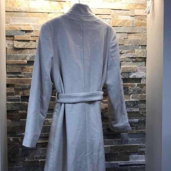 Kenneth Cole Wool Blend Maxi Wrap Coat - Picture 6 of 9